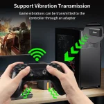 Controller PC Wireless Adapter USB Receiver Bluetooth-Compatible 5.3 Wireless Adapter for Nintend Switch PC PS4 PS5 Controller 3