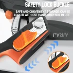AIRAJ Pruning Shears Full Category, Multi-gear Adjustment Large Opening Super Sharp Manual Trimmer Professional Garden Shears 2