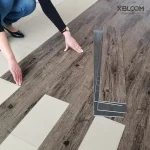Self-adhesive Wood Grain Floor Wall Stickers PVC Wallpaper for Living Room Toilet Kitchen Home Floor Decor Waterproof Sticker 6