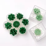 7Pcs Flower Silicone Molds 3D Rose Peony Chocolate Cake Baking Mold Handmade Candle Soap Gypsum Resin Handicraft Making Tools 6