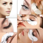 50pairs eye patches eyelash extension under eyelashes fake lashes stickers lash extension supplies patches for building eyelid 6