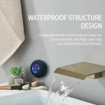 Mini Portable Bluetooth Audio IPX4 Waterproof Led Lights Bathroom Outdoor Large Suction Cup Can Be Adsorbed Wall Speaker 3