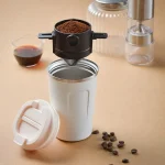 Collapsible Coffee Filter Portable Stainless Steel Drip Coffee Tea Holder Funnel Basket Reusable Tea Pot Holder Coffee Dripper 3