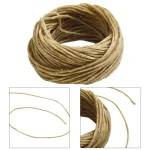 1 Roll ​Beeswax Wick Organic Hemps Wick 33 FT Well Coated Natural Beeswax For DIY Candle Stick Making Votives Tea Lights New 6