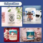 HTVRONT Sublimation Mugs 11oz Ceramic Sublimation Mugs Blank Bulk Coffee Mug White Ceramic Photo Cups With Bubble Bag 3