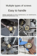 Universal Torx Wrench Adjustable Torque 8-22mm Ratchet Spanner for Bicycle Motorcycle Car Repair Tools Mechanical Tool 2