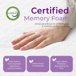5-Inch Twin Cooling Gel Memory Foam Mattress, Medium Firm for Pressure Relief, CertiPUR-US Certified, Boxed Comfort 4
