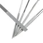 10Pcs Diamond Needle File Set 3x140mm Mini Needle File Kit For Stone Glass Metal Carving Craft Hand Tools Needle File Set 3