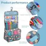 KRABALL Knitting Crochet Hook Set Home Use Sewing Tool DIY Craft Crochet Knit Markers Needles Tools Weaving Accessories With Bag 3