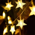6M 40Led Lights Outdoor Decoration String Lights Christmas Tree Home Window Decor Holiday Lighting Star Light Strings 5