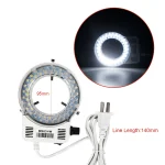 LED Ring Light Illuminator Adjustable Lamp Industry For Binocular Trinocular Microscope  Stereo Industrial Lens Camera Magnifier 6