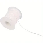 1PC 61 Meters/Roll White Candle Wick Cotton Candle Woven Wick Spool DIY Candle Making Material Smokeless Wax Pure Cotton Core 5