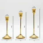 Exquisite Metal Candlestick for Wedding Table & Christmas Decor - European Style Candle Stand 2