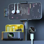 For Xiaomi Wireless Lavalier Lapel Microphone iPhone iOS/Android Type-C Phone Live Game Recording Interview with Magnetic Clip 3
