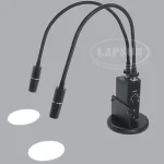 6W 6500K Dual LED Gooseneck Lights Illuminator Lamp F Industry Stereo Microscope Camera Magnifier Column Table Anti Glare Solder