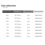 Household Thick and warm lamb wool mattress Foldable tatami mattress 6