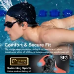 Bluetooth 5.4 Bone Conduction Earphones IPX8 Waterproof MP3 Player Hifi Ear-hook Wireless Headphone With Mic Headset For Swimmin 6