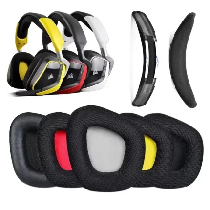 Earpads Replacement for Corsair Void/Void Pro/Void Elite/Surround Wired & Wireless RGB USB Gaming Headsets Earmuff Ear Pads