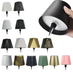 Wireless Bottle Table Lamp Touch Control of 3 Colors and Stepless Dimming Night Lamp For Bar Wine Bottles Decor Desk Lights