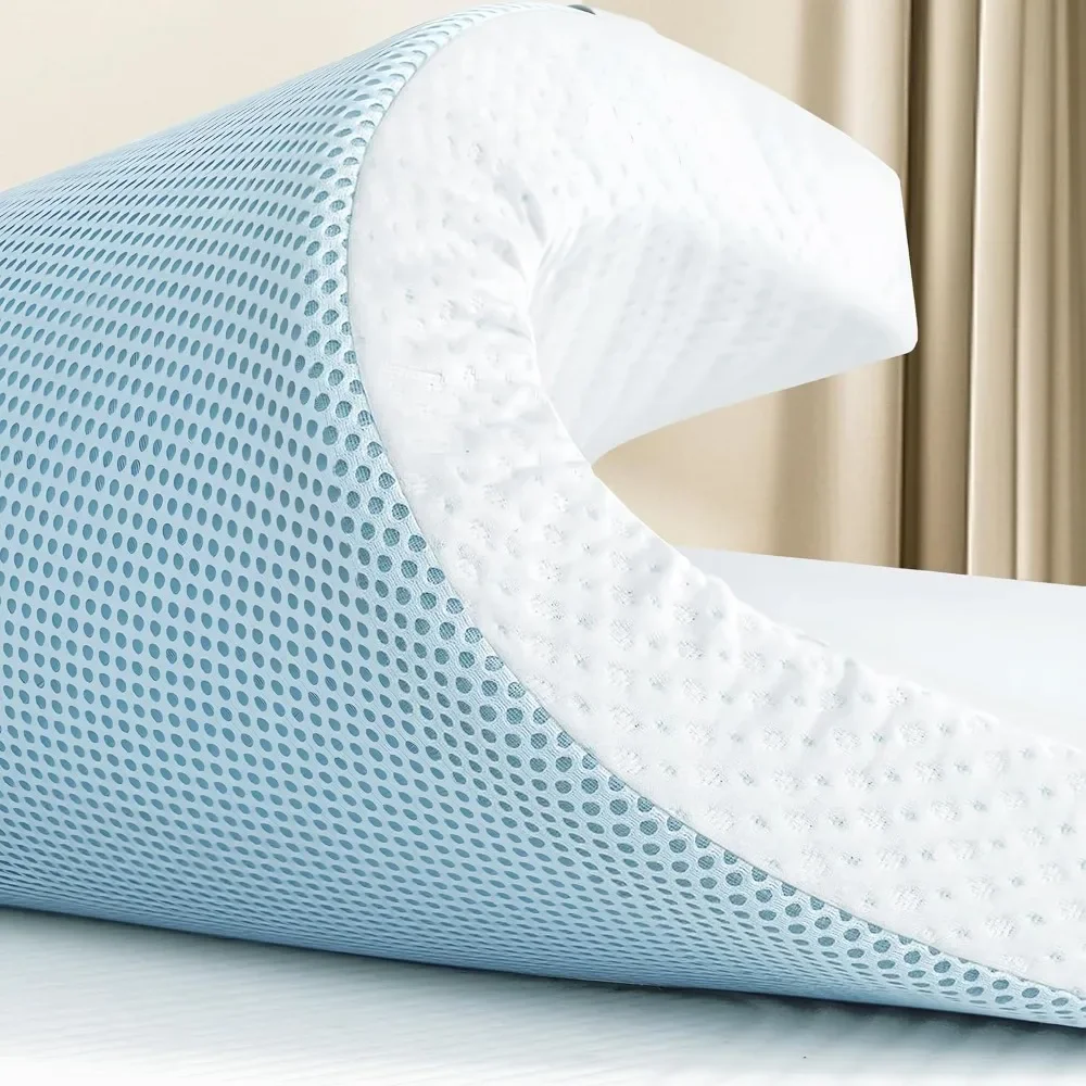 Memory Foam Mattress Topper Queen, 4 Inch Gel Foam Bed Topper with Rayon from Bamboo Cover, Ventilated Mattress Pad for Pressur Memory Foam Mattress Topper Queen, 4 Inch Gel Foam Bed Topper with Rayon from Bamboo Cover, Ventilated Mattress Pad for Pressur