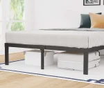 DDPNKL 3500lbs Heavy Duty,14 Inch Steel & Wooden Slat Support Reinforced Platform Bed Frame,Mattress Foundation/Easy Assembly 3