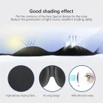 1 Pc 3D Sleep Mask Blindfold Sleep Aid Soft Memory Foam Eye Mask Suitable For Sleep Travel Blackout Sleep Mask Eye Mask Eyepatch 3