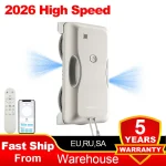 Window Cleaning Robot LIECTROUX G8, High Speed,Double Water Spray,Window Robot Vacuum Cleaner,Glass Wiper,AI Route