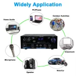 Woopker AK35/AK45/AK45 Pro/AK55 Digital Amplifier Bluetooth Sound Amplifier 2 Channel HIFi FM USB Audio Amp For Home Car Karaoke 4