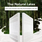 100% Thailand natural latex mattress with cover natural rubber pure mattress 1.5m/1.8m bed thickened home dormitory cushion mats 2