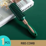 Oval Round Scalp Massage Air Cushion Comb, Anti-Static Exfoliating Salon SPA Hair Styling Tool 5