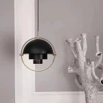 Modern Pendant Light Nordic Bedroom Bedside Hanging Lamp for Dining Room Shape Changed Suspension Droplight Indoor Lighting E27 4