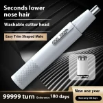 1pcProfessional Nose Hair Trimmer - Compact & Portable,USB Rechargeable Gentle on SkinWaterproof Blades for Easy Cleaning 2