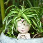 Love Girl Succulent Plant Pot Cute and Unique Home Decoration Flower Pot 5