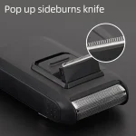 Stainless steel electric shaver, USB rechargeable reciprocating shaver, portable men's shaving device 6