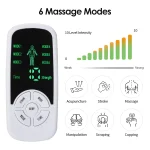 HOMEFISH Muscle Therapy Stimulator 6 Modes Tens Unit Machine Meridian Physiotherapy Pulse Abdominal Prostate Body Massager 4