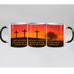3D Crack In A Wall Butterfly Mug Wrap,Flower Tea Cup Mugs,Ceramic Sublimation Coffee Mugs, 330ML 5