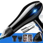 Hair Dryer 2200W Professional Powerful Hair Dryer Fast Heating Hot And Cold Adjustment Ionic Air Blow Dryer with Air Collecting 6