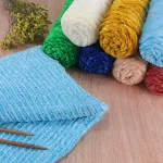 95g Chenille Soft Velvet Yarn Blended Knitting Wool Crochet Handmade Scarf Coat Baby Blanket And Hat 4