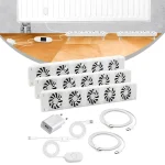 3Fan/5 Fan Intelligent Cooling Fans For Home Heating Radiator Airflow 30/50CFM 51m³/h 85m³/h Sustainability Automatic Thermostat 4
