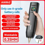AWithZ Portable Spot Welder DIY Handheld Spot Welding Machine 90 Gears Adjustable Spot Welding for 18650 Lithium Battery 2