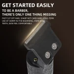 Haircut Razor for Men Rechargeable Clipper Shaver Adult Electric Vintage Clipperrazor Home USB Charging Barber Shop Black Dragon 3