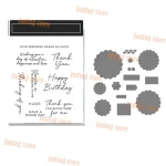 Birthday Mom Dad Day New Stamps And Dies 2026 Catalog Scrapbook Diary Decoration Summer Stencil Stamping Dies Labor Kids Crafts 4