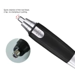 Electric Nose Hair Trimmer Implement Shaver Clipper Men Women Ear Neck Eyebrow Trimmer Shaver Man Clean Trimer Razor Remover Kit 3
