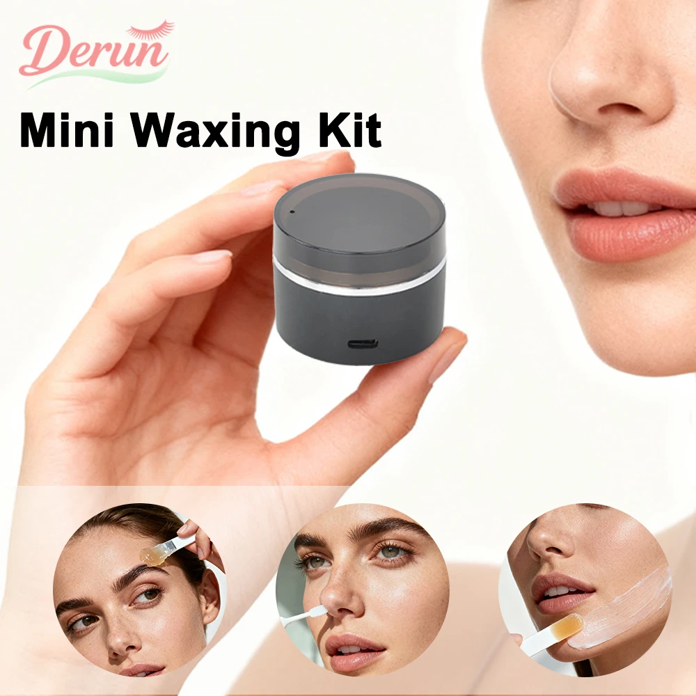 USB Mini Wax Heating Machine Wax Heater Kit Melting Warmer Pot for Lips Eyebrow Nose Ear Hair Remova For Men and Women USB Mini Wax Heating Machine Wax Heater Kit Melting Warmer Pot for Lips Eyebrow Nose Ear Hair Remova For Men and Women