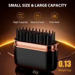 Portable Hair Straightener Brush Rechargeable Mini Smoothing Brush for Styling for Home Travel Gift Heated Electric Hair Brushes 5