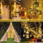7M/12M/22M/32M LED Solar String Fairy Lights Outdoor Path Garlands Lamp Patio Waterproof Christmas Wedding Garden Street Lights 5
