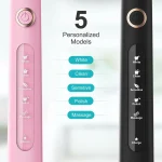 Fairywill Electric Sonic Toothbrush FW-507 USB Charge Rechargeable Adult Waterproof Electronic Tooth Brushes Replacement Heads s 2