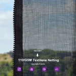 8'x8' Hardtop Gazebo  All-Weather Galvanized Steel Double Roof Outdoor Patio Garden Gazebo Including Netting and Curtains Grey 3