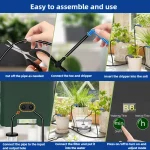 Solar Irrigation System for Garden Balcony Automatic Drip Irrigation DIY Garden Watering System Drip Hose Irrigation Outdoor Use 6