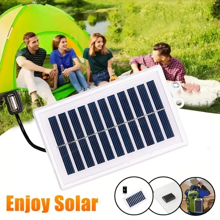 1/2PCS Portable Solar Charger Portable Solar Charger-USB Output for Outdoor Use -for Travel and Camping,Flashlight,Fan Charging 1/2PCS Portable Solar Charger Portable Solar Charger-USB Output for Outdoor Use -for Travel and Camping,Flashlight,Fan Charging